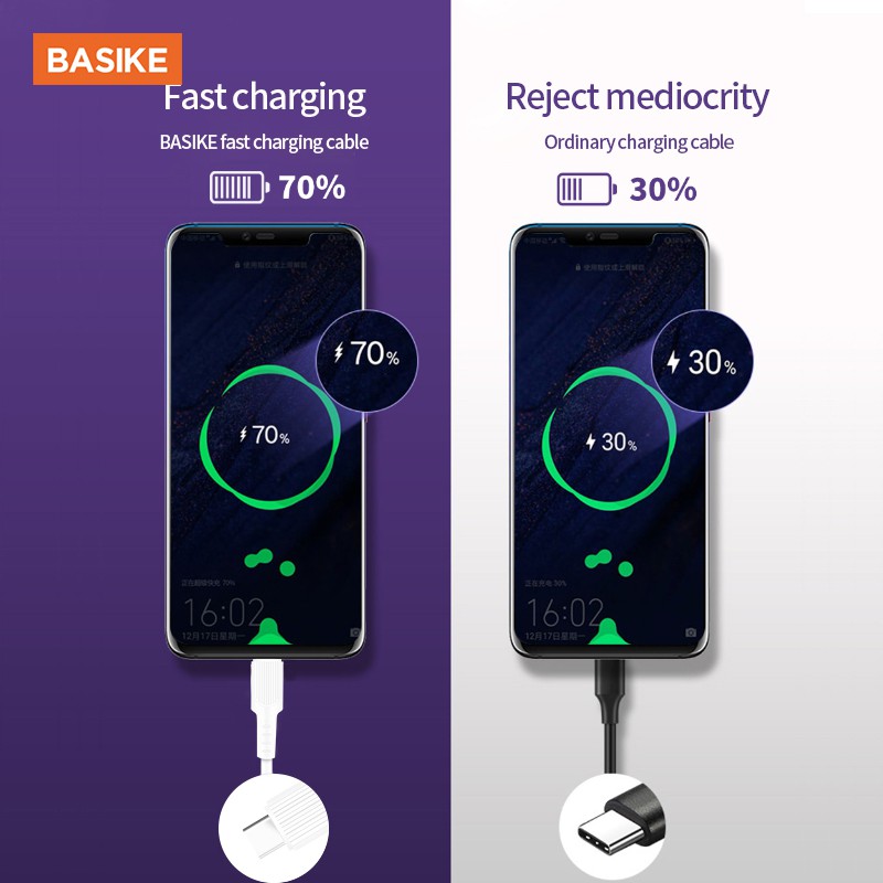 Basike-CT15 2.4A Fast Charging Cable Micro USB For android