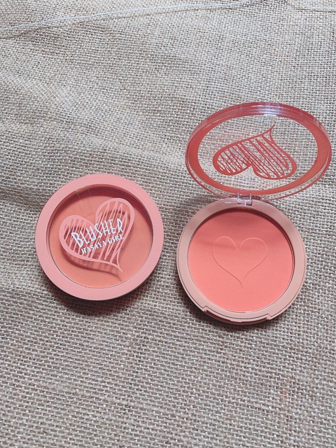 Phấn má hồng dạng nén in nổi 2 màu tone cam siêu đẹp | BigBuy360 - bigbuy360.vn