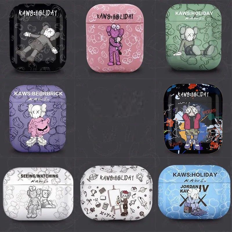 Case Airpods 2, Pro, 3 Ốp Tai Nghe Bluetooth Không Dây Kaws Holiday, Vỏ Bao Nhựa TPU Chống Bám Bẩn Vân Tay - LAG Store