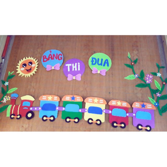 Bộ đoàn tàu  rời dài 2m
