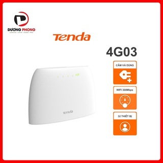 Mua Bộ phát WiFi 3G/4G Tenda 4G03 - 150Mbs  Hỗ trợ 32 User - Hàng chính hãng