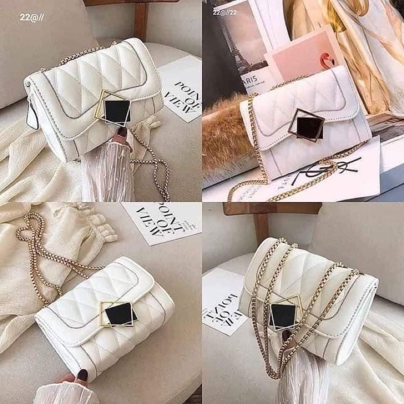 [Mã FAMAYWA2 giảm 10k đơn từ 50k] TÚI GƯƠNG QUAI XÍCH ĐẶC