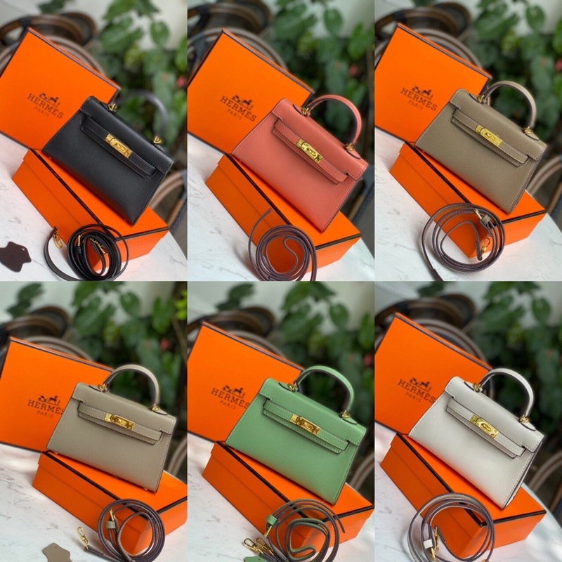 Túi H M kelly size mini fullbox