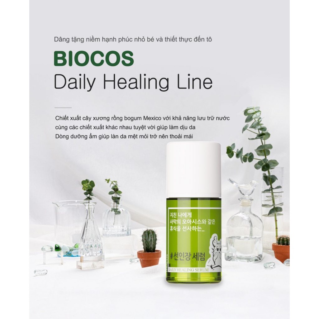 Tinh Chất Dưỡng Ẩm Phục Hồi Da Biocos Coreana Daily Healing Serum (50ml)