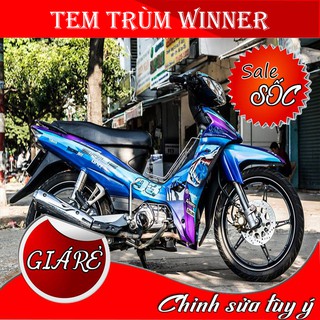 Tem Trùm Sirius Cá Mập Ngầu Xanh Tím
