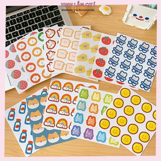 Set 2 Tấm Hình Dán Sticker Dễ Thương Dán Kệ Tủ, Điện Thoại, Decor Bàn Học [Xinh Lắm Cơ Í]