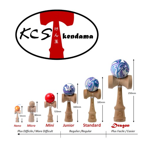 Đồ chơi phát triển kỹ năng cơ bản Kendama gỗ Nhật Bản