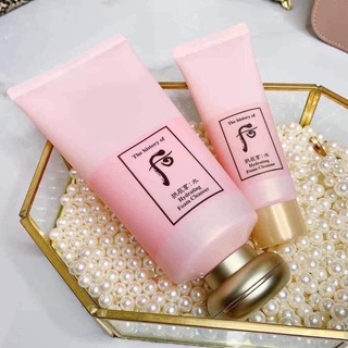 set sữa rửa mặt whoo hồng dưỡng ẩm mịn da 180ml + 40ml
