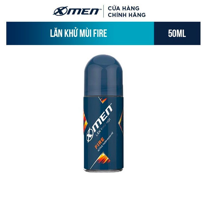 Lăn Khử Mùi XMen Fire Active 50ml