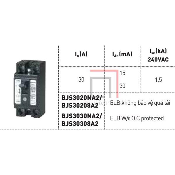 CB chống giật panasonic 30A BJS