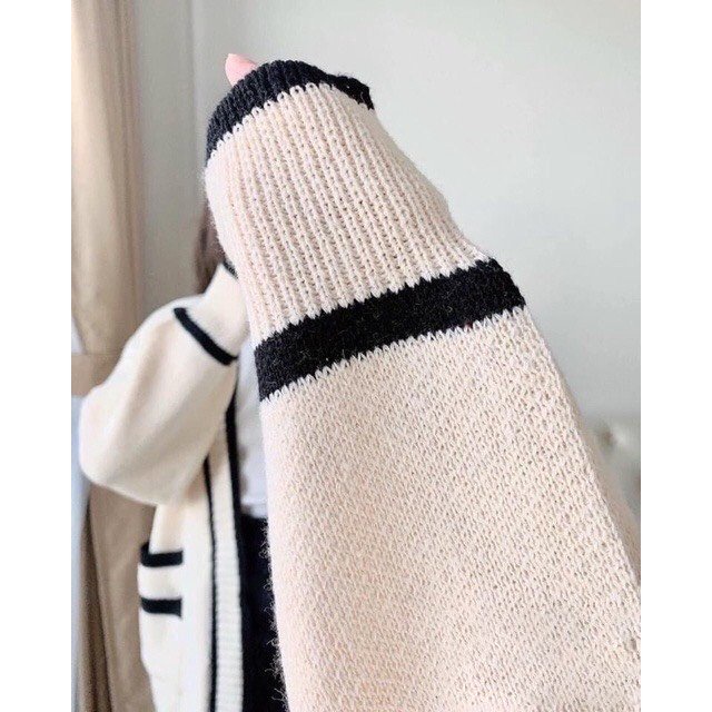 <Hình thật> [Hàng QC] Áo cardigan len viền Quảng Châu siêu đẹp dày dặn phong cách Hàn Quốc- Hinhin | BigBuy360 - bigbuy360.vn