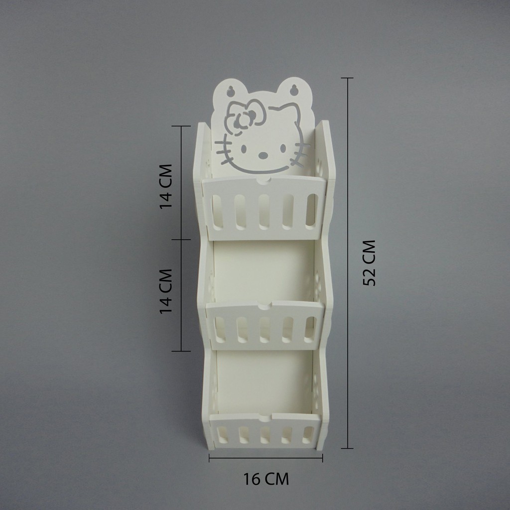 Kệ treo phòng tắm 3 tầng - Hello Kitty | BigBuy360 - bigbuy360.vn