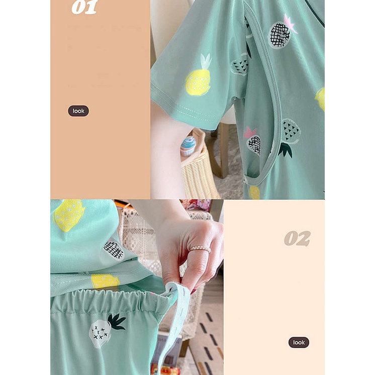 Bộ bầu - bộ sau sinh - chất liệu thun sữa - kiểu mới thời trang ( đùi sau sinh né cổ - )