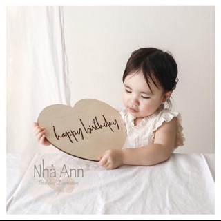 BẢNG GỖ HAPPY BIRTHDAY HÀN QUỐC