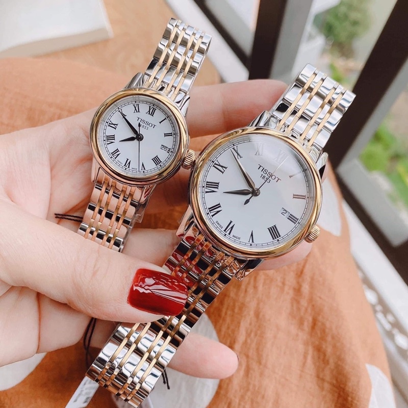 ĐỒNG HỒ ĐÔI CHÍNH HÃNG Tissot T085.410.22.013.00 & T085.210.22.013.00 Quartz
