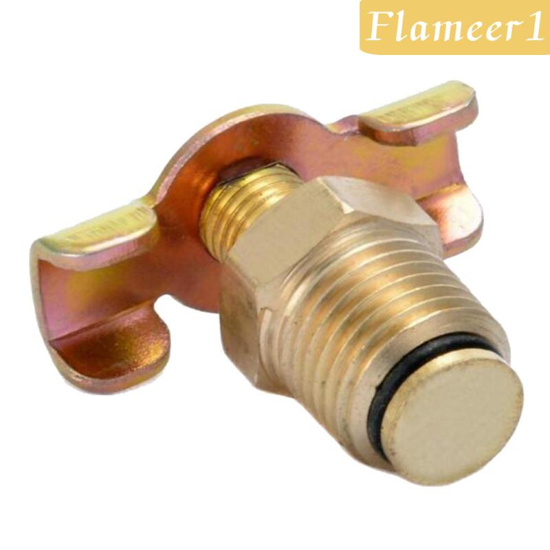 Van Nén Khí Bằng Đồng Thau Màu Vàng Cỡ 1 / 4 '' NPT