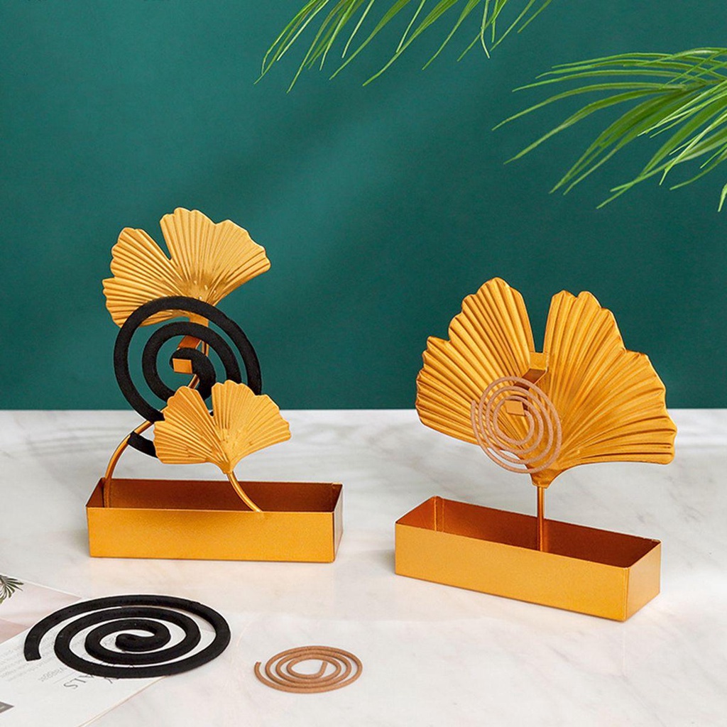 Giá Đỡ Cuộn Dây Bắt Muỗi Hình Chiếc Lá Ginkgo