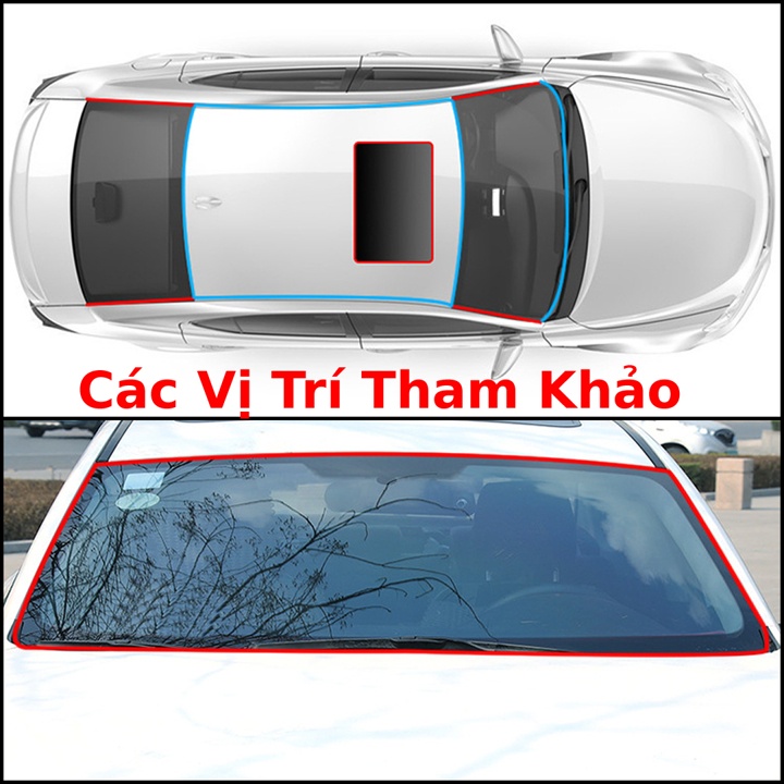 Gioăng Cao Su Chữ T Dán Cửa Xe Chống Bụi.