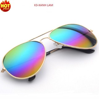 MẮT KÍNH NAM, NỮ  TRÁNG GƯƠNG BẠC, GỌNG VÀNG