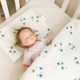 Gối siêu mỏng đặc biệt dành cho bé từ 0-6 tháng tuổi kích thước 48*28cm