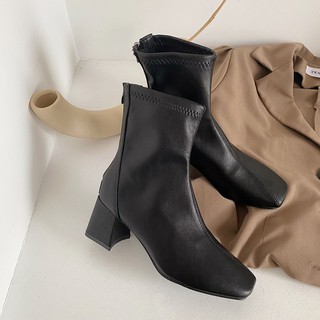 💖FULLBOX BOOT💖 BỐT NGẮN CỔ 5 phân mũi vuông