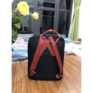 Balo Kanken Classic (màu đen quai đỏ)