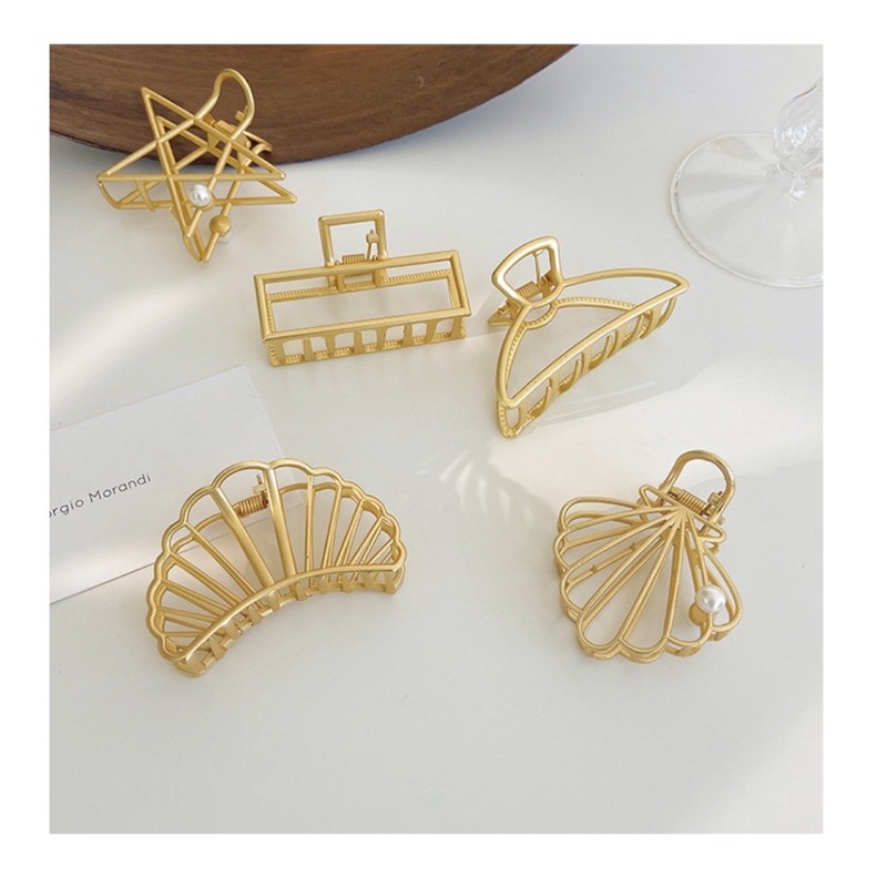 Kẹp Tóc Kim Loại Phong Cách Hàn Quốc 2023