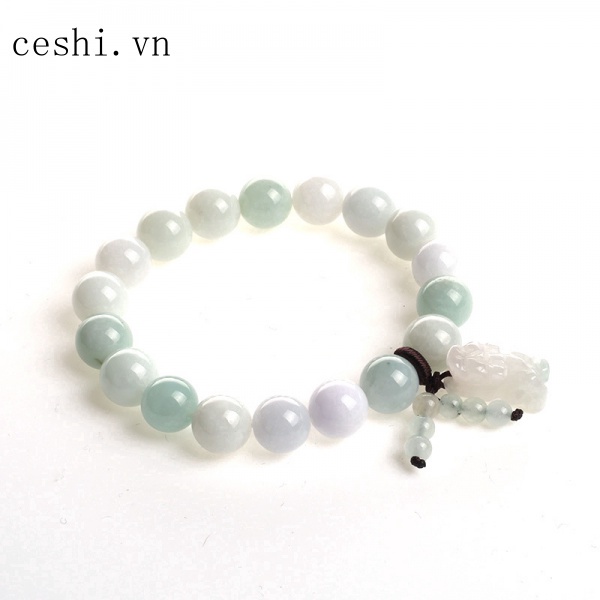 Natural jade bracelet jade jade 10mm round hạt bracelet bracelet for men and women
