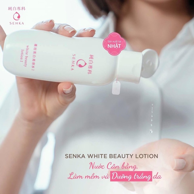 Nước Cân Bằng Dưỡng Trắng Senka White Beauty Lotion I (200ml