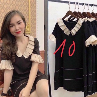 [ Hàng Hót ] Đầm Suông Cổ Tay Bèo Hót Hít