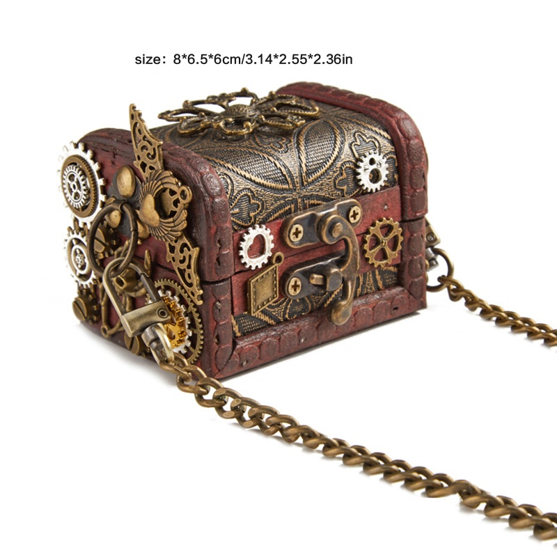Túi Đeo Chéo Phong Cách Steampunk Cổ Điển