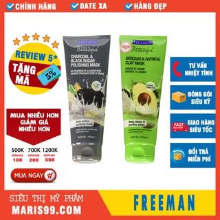 Mặt Nạ Đất Sét Freeman Feeling Beautiful, Tẩy Tế Bào Chết, Dưỡng Da Trắng Mịn, Free Man -175ml _Xchoice