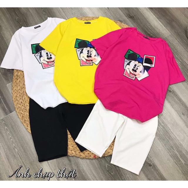 ♥️ ẢNH CHỤP THẬT BẢNG MÀU SET LỬNG MICKEY THẦN THÁNH ĐANG HOT