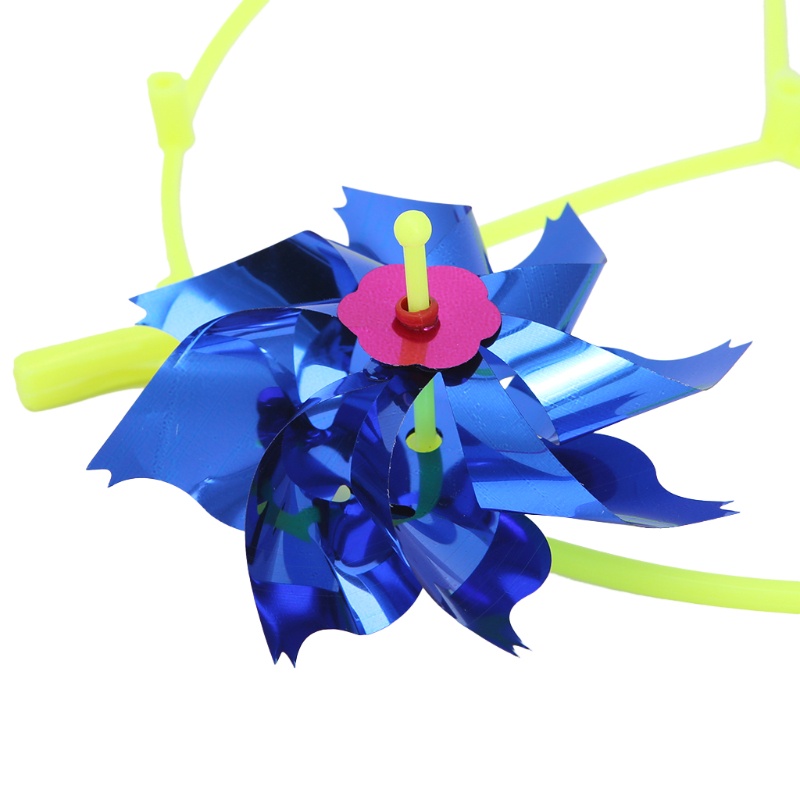 Chong Chóng Gió DIY Nhiều Màu Sắc Đính Kim Sa Trang Trí Sân Vườn Cho Bé