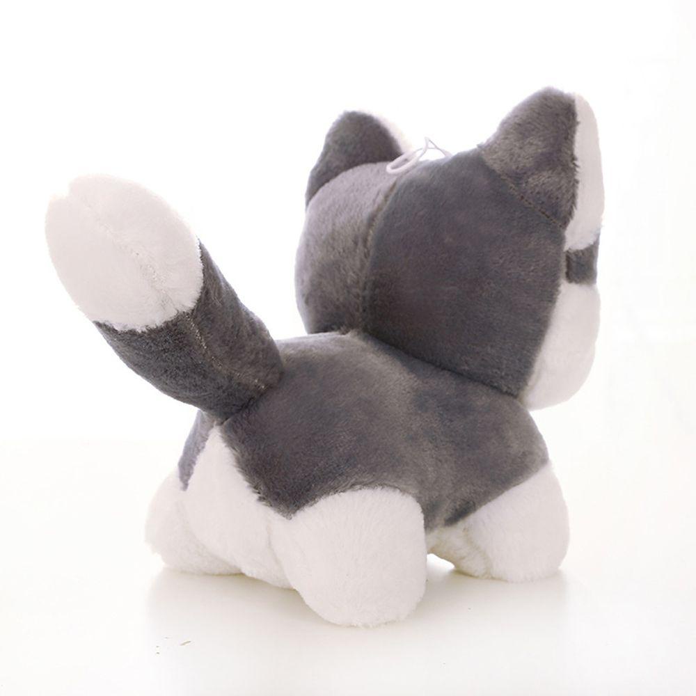 Gối Ôm Nhồi Bông Hình Chú Chó Husky Hoạt Hình Dễ Thương