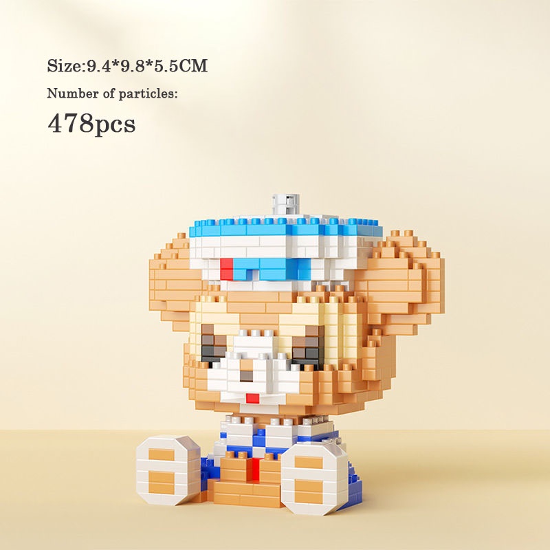 DISNEY Mô Hình Đồ Chơi Lắp Ráp Nhà Du Hành Mini 3D Cho Bé