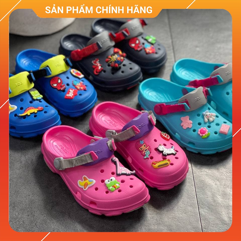 Giày Dép Trẻ Em Cross All-Terrain Kid Clog Chính Hãng Có Size 27 - Đến 35 - Sấu Vui Vẻ