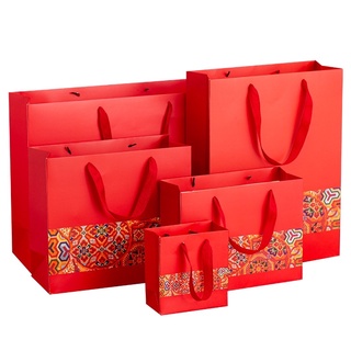 Túi đựng quà đỏ Huyền bí 2 size