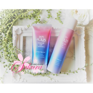 Kem chống nắng Skin Aqua Tone Up UV Essence SPF 50+ PA++++ (dạng xịt và dạng gel)