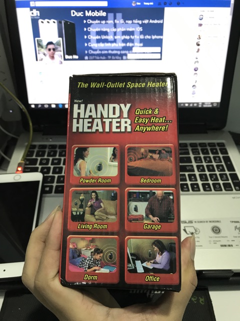 Máy sưởi mini HANDY HEATER 2017