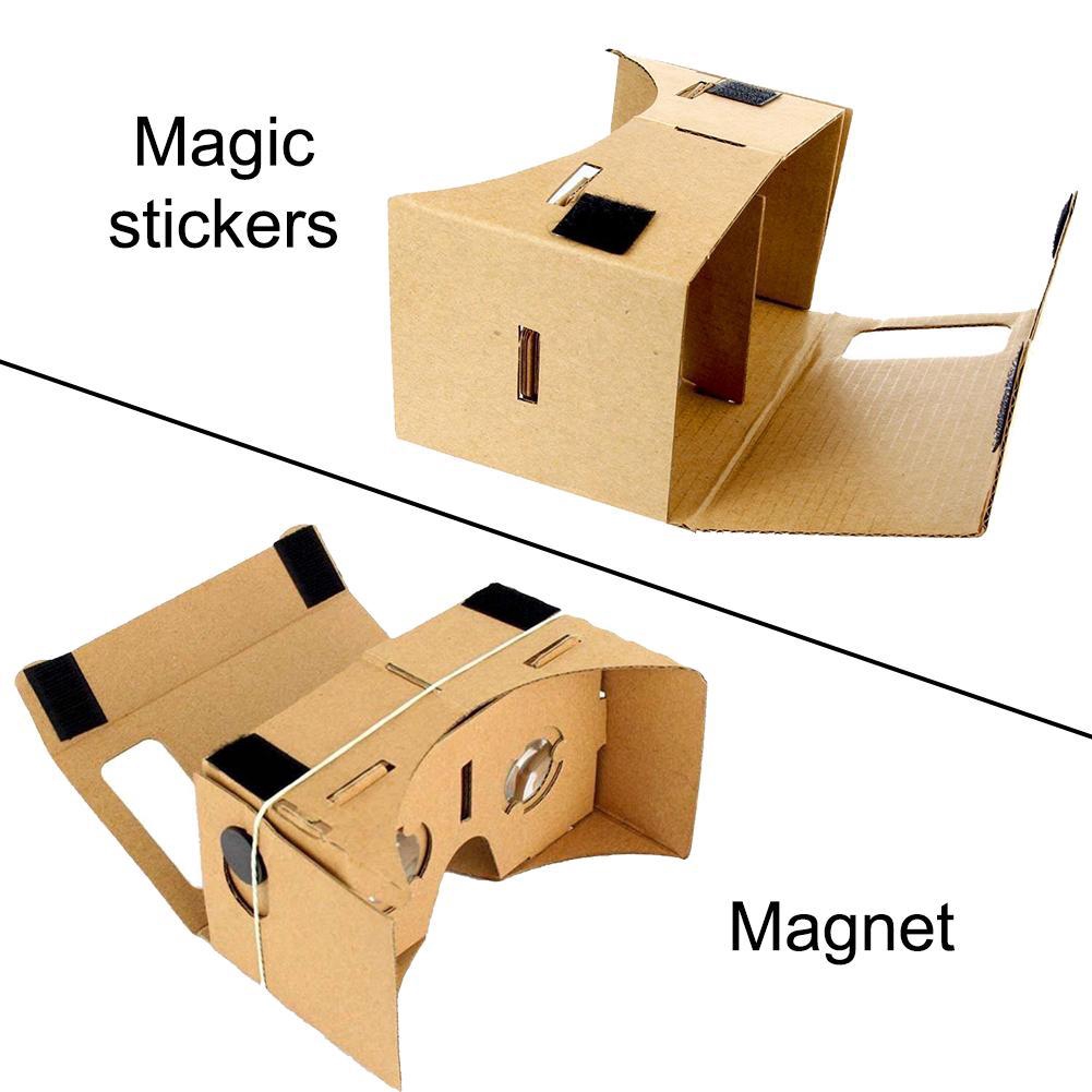 For Android IOS DIY Cardboard 3D Virtual Reality Glasses Free VR Movies