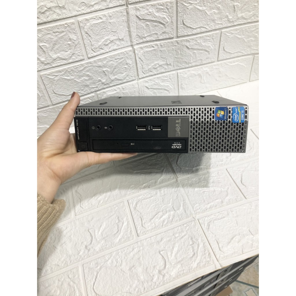 Case Máy Tính Dell Mini Optiplex 7010 Core I7/ Core I5/ Core I3 Kích thước siêu nhỏ gọn - Tặng USB thu wifi