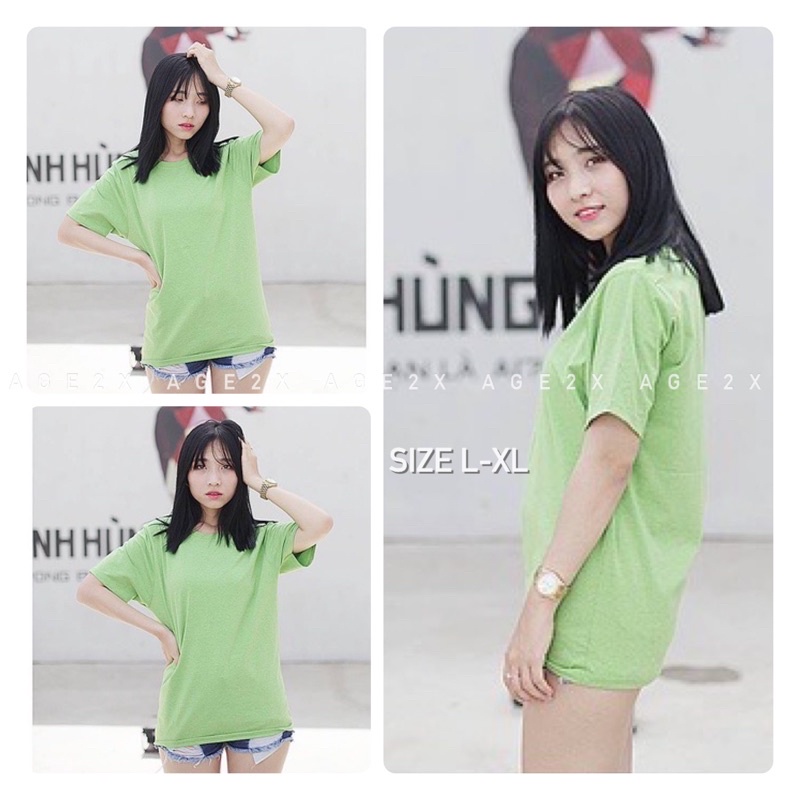5 màu tone xanh Áo thun đốm trơn AGE2X siêu mát, siêu co giãn, siêu bền bỉ, chống nhăn, hiệu ứng đốm lạ mắt, Unisex