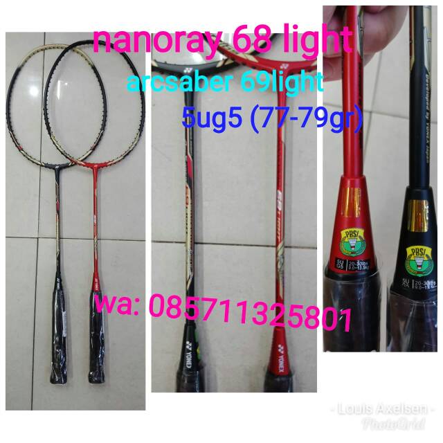 Vợt Cầu Lông Yonex Nanoray Light 4i, 5u-g4 100% Ori Chất Lượng Cao