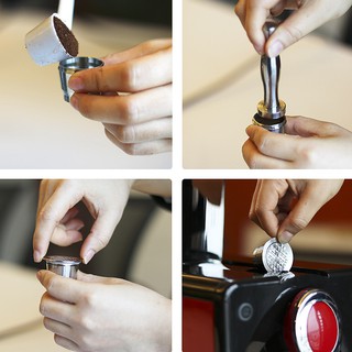 Tamper Solid Espresso Coffee Tool For Nespresso Capsule Hammer