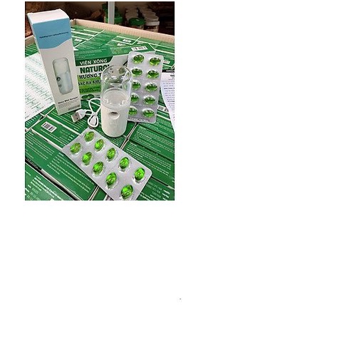 Viên xông mũi họng Hương tràm tía tô sả chanh bạc hà khuynh điệp hỗ trợ hô hấp khoẻ mạnh ngừa dịch bệnh hiệu quả