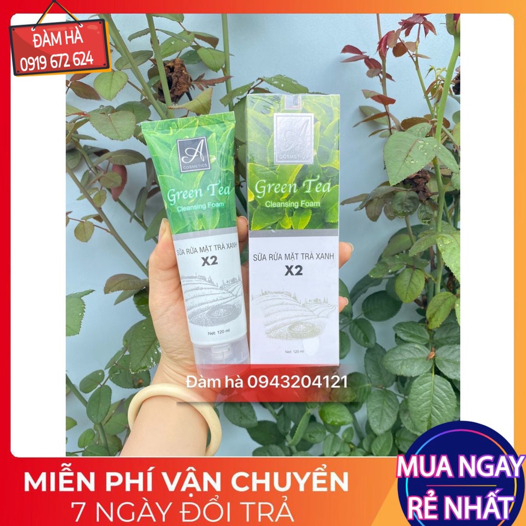 Sữa Rửa Mặt Trà Xanh X2 ACosmetics Phương anh Chuẩn