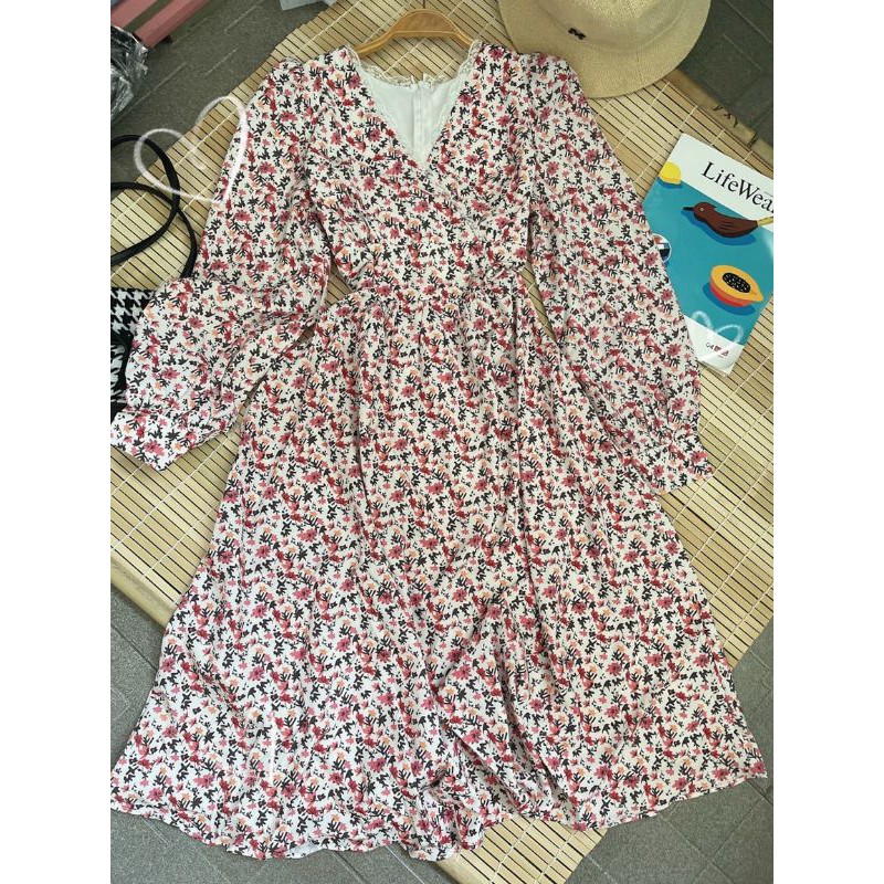 MAXI  HOA VIỀN REN