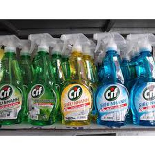 Nước xịt lau bếp cif chai 520ml