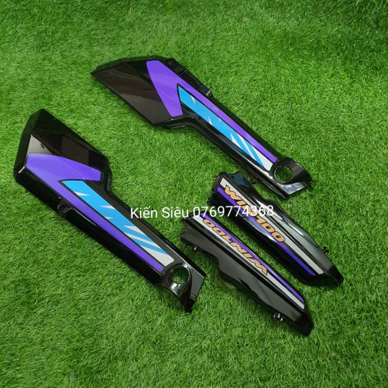 Bộ cốp ốp win 100 tem mưa mưa xanh đời 96
